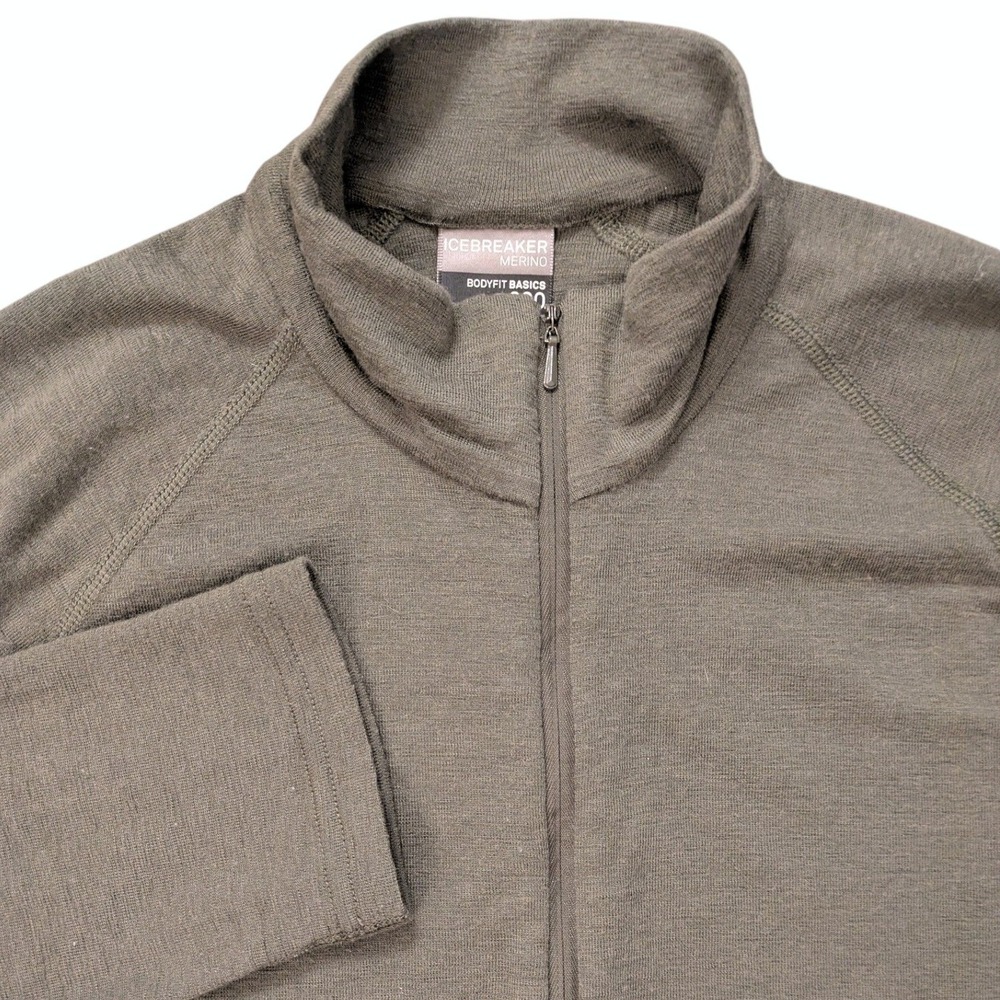 Icebreaker Mens Bodyfit Basics 200 Merino Wool Shirt Size L Quarter Zip Gorpcore